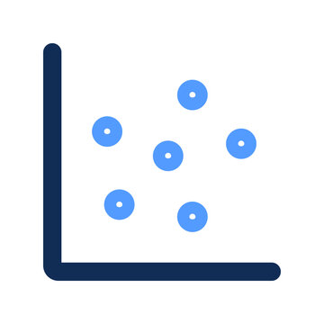 scatter plot outline color icon