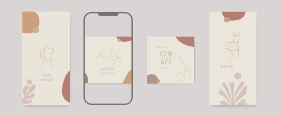 Boho Style Instagram Promo Templat