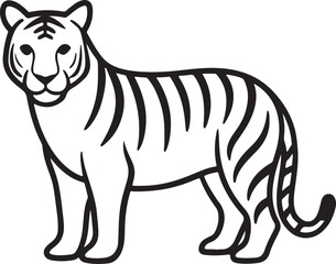 Obraz premium Elegant Line Art Vector Illustration