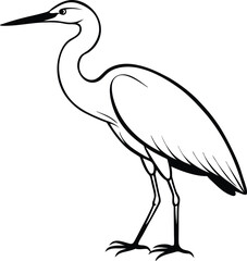 Obraz premium heron on the beach