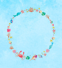 海素材のフレーム