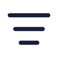 Obraz premium filter flat line icon