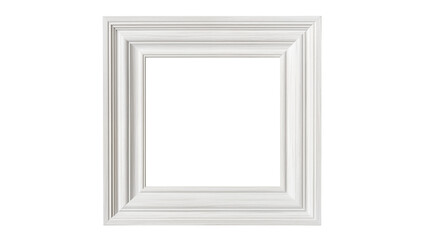 Elegant White Frame Mockup for Art or Photo Presentation