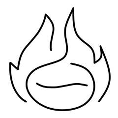 Coffee making line vector