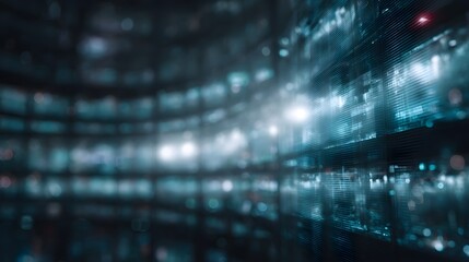 A command center for smart industry displaying layered holograms of supply chain networks