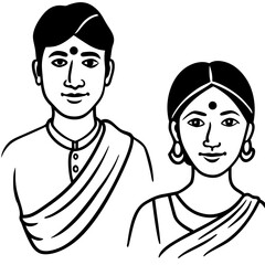 young man and woman