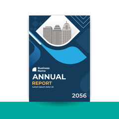 annual report cover design, business cover design, report cover, geometric design, bauhaus design, flyer, brochure, a4 cover