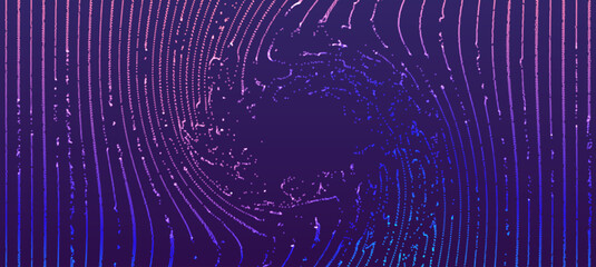 Abstract purple background with swirling lines and gradient color transition