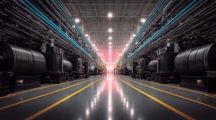 Industrial plant interior