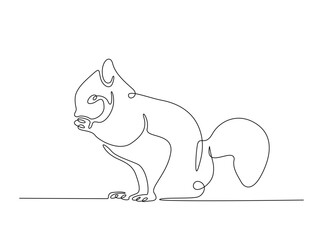 Cachalot or sperm whale single outline illustration. Continuous line art drawing of sperm whale.