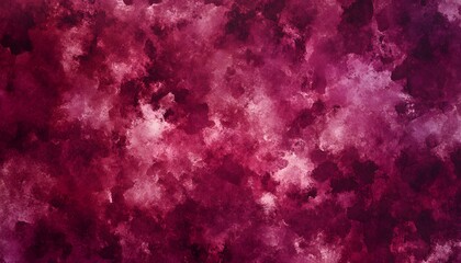 Fototapeta premium Deep burgundy watercolor stain pattern.