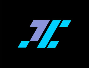 Abstract PC logo design