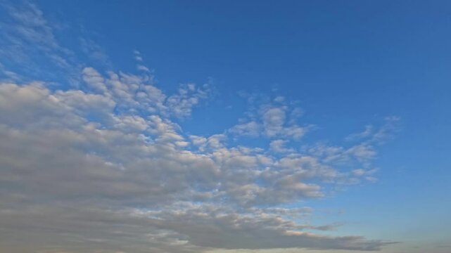 timelapse of overcast - mystical background with clouds