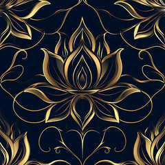 Seamless tile patterns combining cultural, modern, and botanical inspirations for commercial vector.