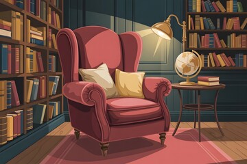 books in a library