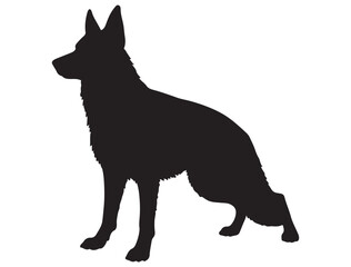 GERMAN SHEPHERD SILHOUETTE