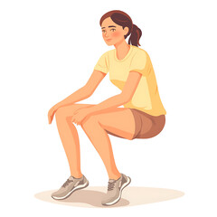 A comprehensive visual concept of office syndrome symptoms.