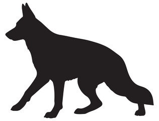 GERMAN SHEPHERD SILHOUETTE