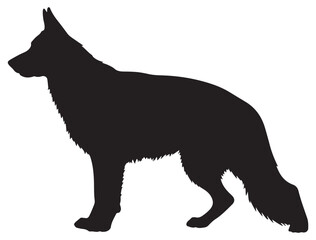 GERMAN SHEPHERD SILHOUETTE