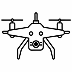 Drone Vector outline icon