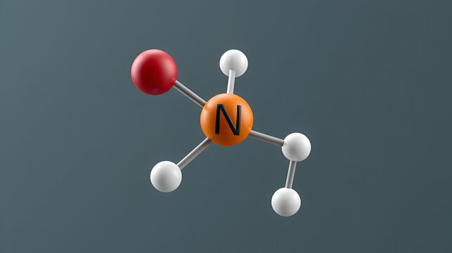 Asparagine, L-asparagine, Asn molecule. Asparagine (L-asparagine, Asn, N) amino acid molecule. Molecular model. 3D rendering
