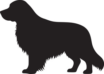 GOLDEN RETRIEVER DOG SILHOUETTE