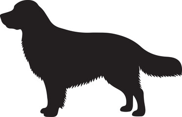 GOLDEN RETRIEVER DOG SILHOUETTE