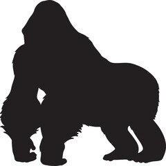 GORILLA SILHOUETTE