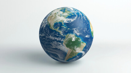 Fototapeta premium A captivating image of our planet earth suspended in space, revealing the stunning beauty of earth. It evokes feelings of wonder, exploration, and the interconnectedness of all life.