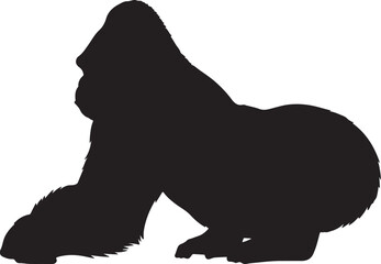 GORILLA SILHOUETTE