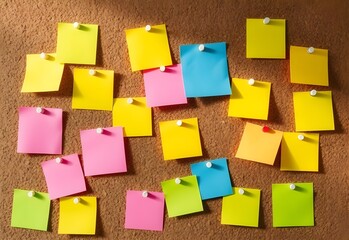 colorful sticky notes