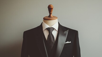 Formal suit on mannequin