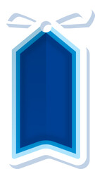 Simple Gift Shape Flat Illustration. Celebration Icon Concept Isolated