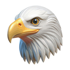 3D style Eagle head vector.