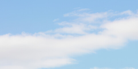 Naklejka premium Blue sky with white clouds.