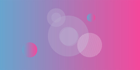 Gradient geometric shapes background collection, vector illustration