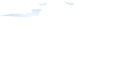 Cloud Illustration Cute Gradient. Weather Icon Concept Isolated