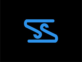 Stylish interlocked ss logo
