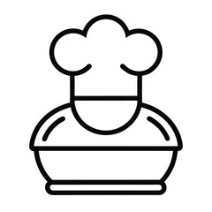 Kitchen and Cooking Line Art Icons
