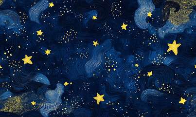 Seamless floral tile patterns combining cultural, modern