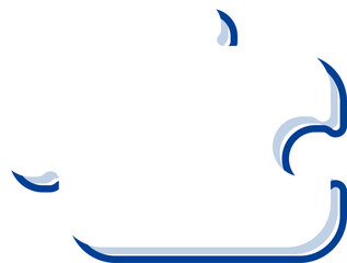 Style Speech Puzzle Quotes Illustration. Communication Icon Concept Isolated