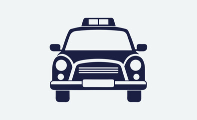 Taxi cab icon, car vector icon 
