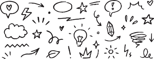  Business icons set white background