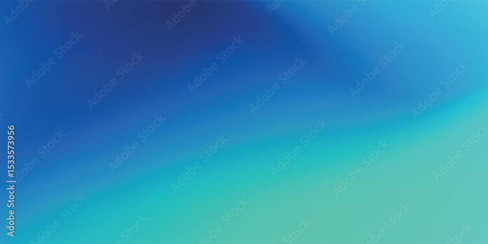 Wall mural abstract dark blue green gradient background texture, colorful scene with smoke or fog pattern. cool