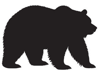 GRIZZLY BEAR SILHOUETTE