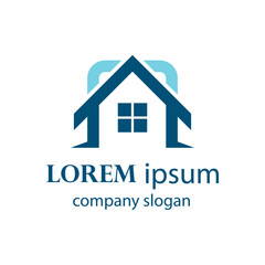 Fototapeta premium simple and elegant housing logo design