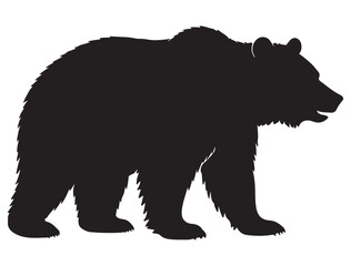 Fototapeta premium GRIZZLY BEAR SILHOUETTE