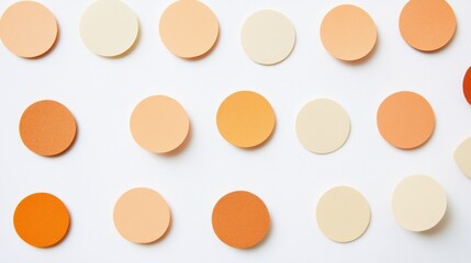 Abstract circles in warm tones