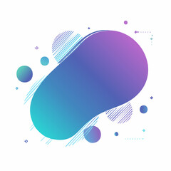 Edgy cyber blobs perfect for gaming promos.