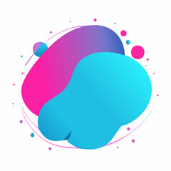 Punchy pop blobs to energise social banners.